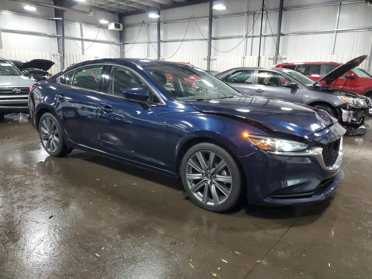 2018 Mazda 6 VIN JM1GL1VM1J1327087 Copart auction photo, front end / rear end damage thumbnail 4