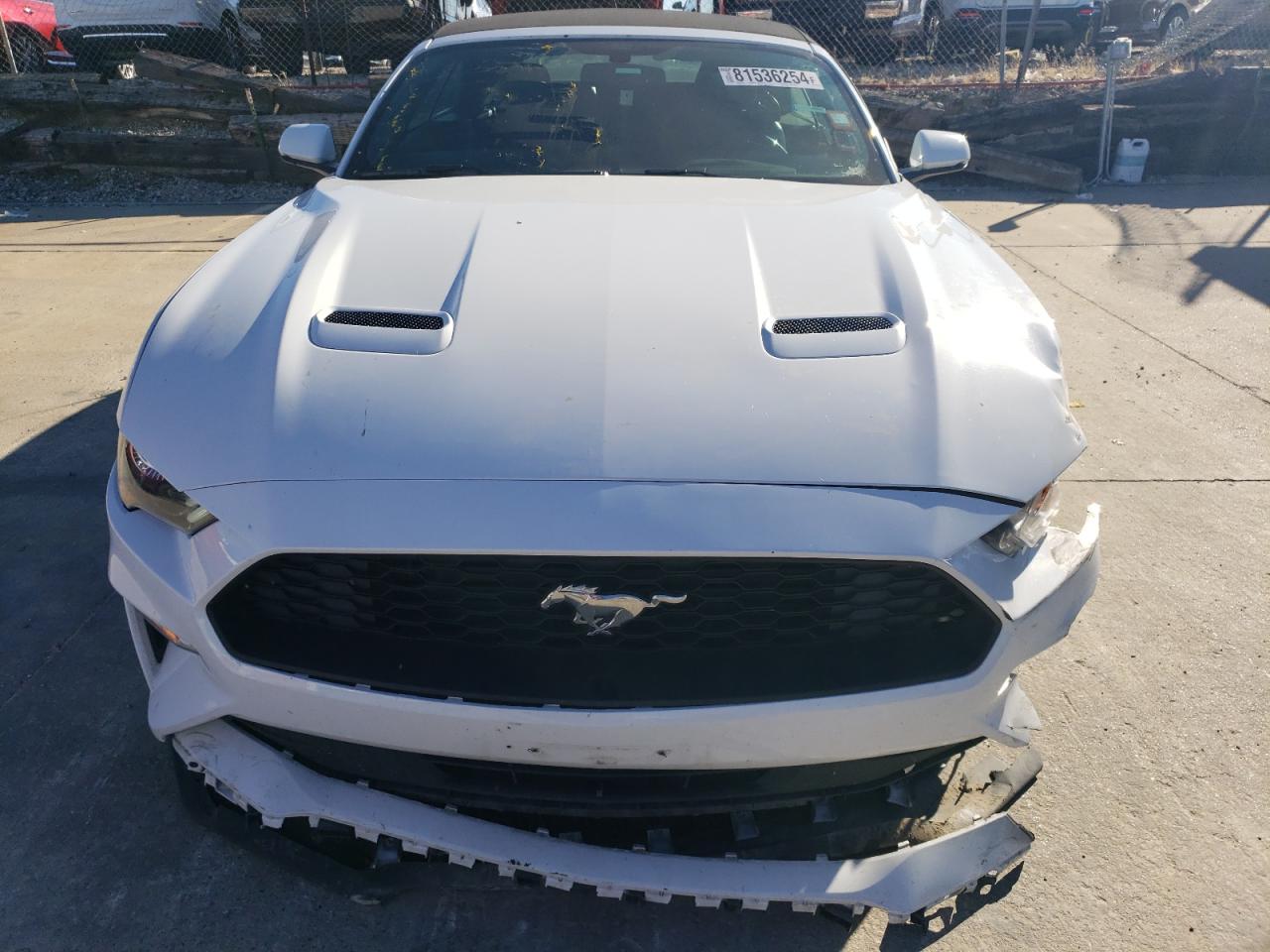 2018 Ford Mustang VIN 1FATP8UH1J5133612 Copart auction photo, front end / rear end damage thumbnail 5