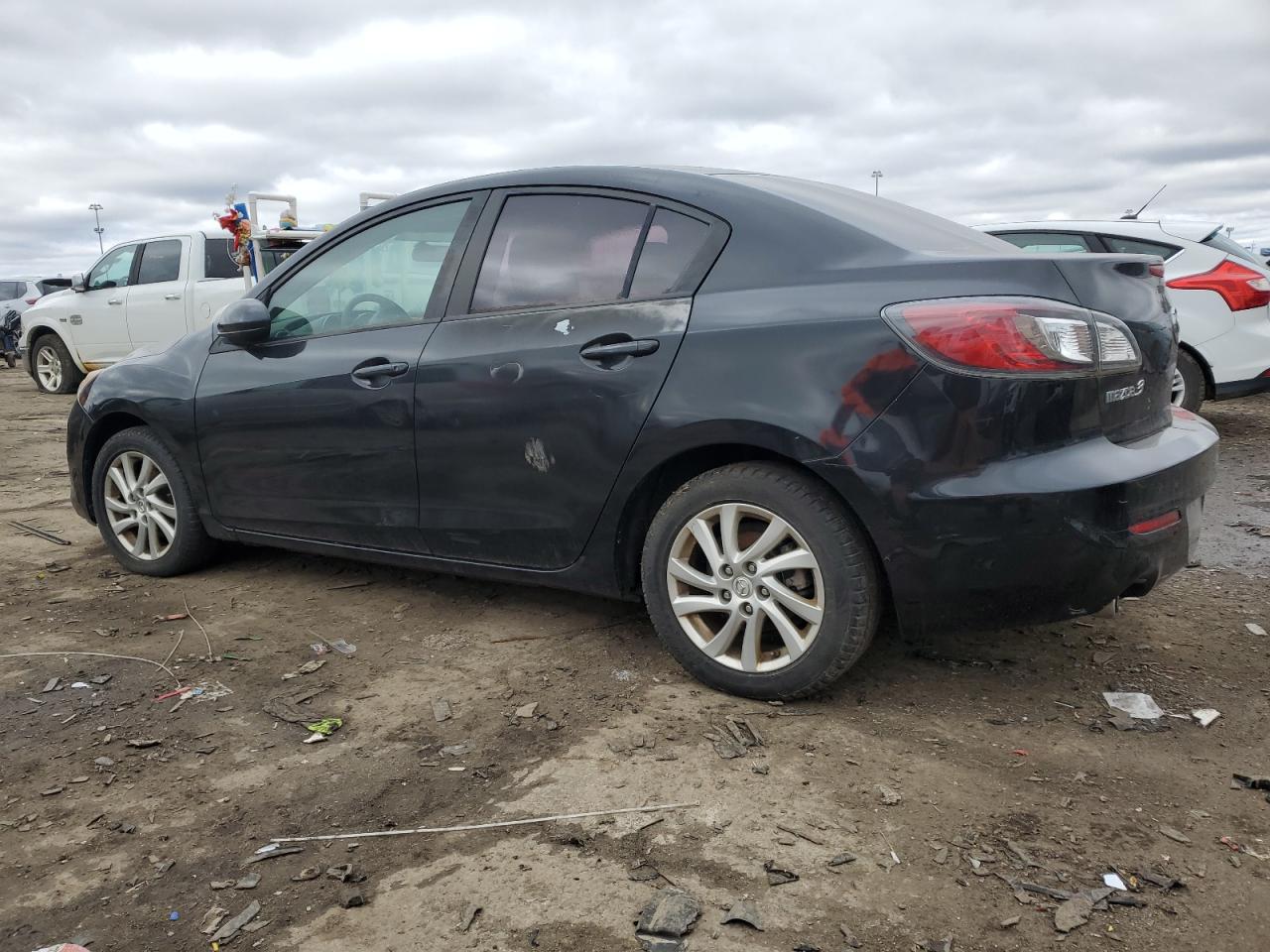 2012 Mazda 3 VIN JM1BL1V73C1577650 Copart auction photo, vandalism / front end damage thumbnail 2