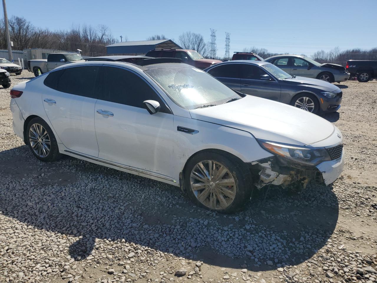2018 KIA Optima VIN 5XXGV4L20JG231694 Copart auction photo, front end damage thumbnail 4