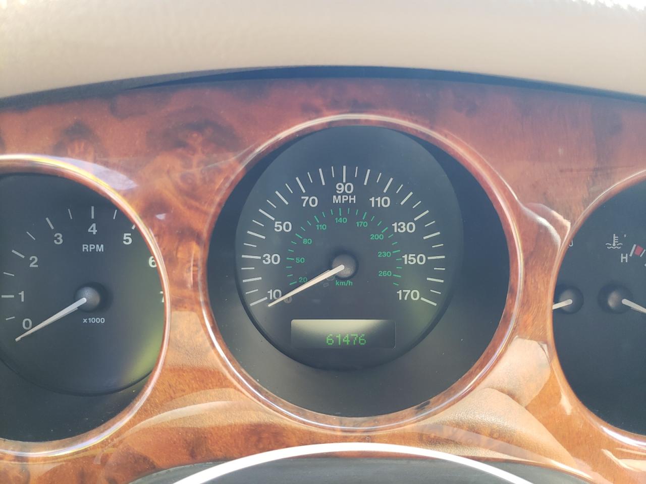 2003 Jaguar XJ VIN SAJDA14C13LF52526 Copart auction photo, front end / side damage thumbnail 9