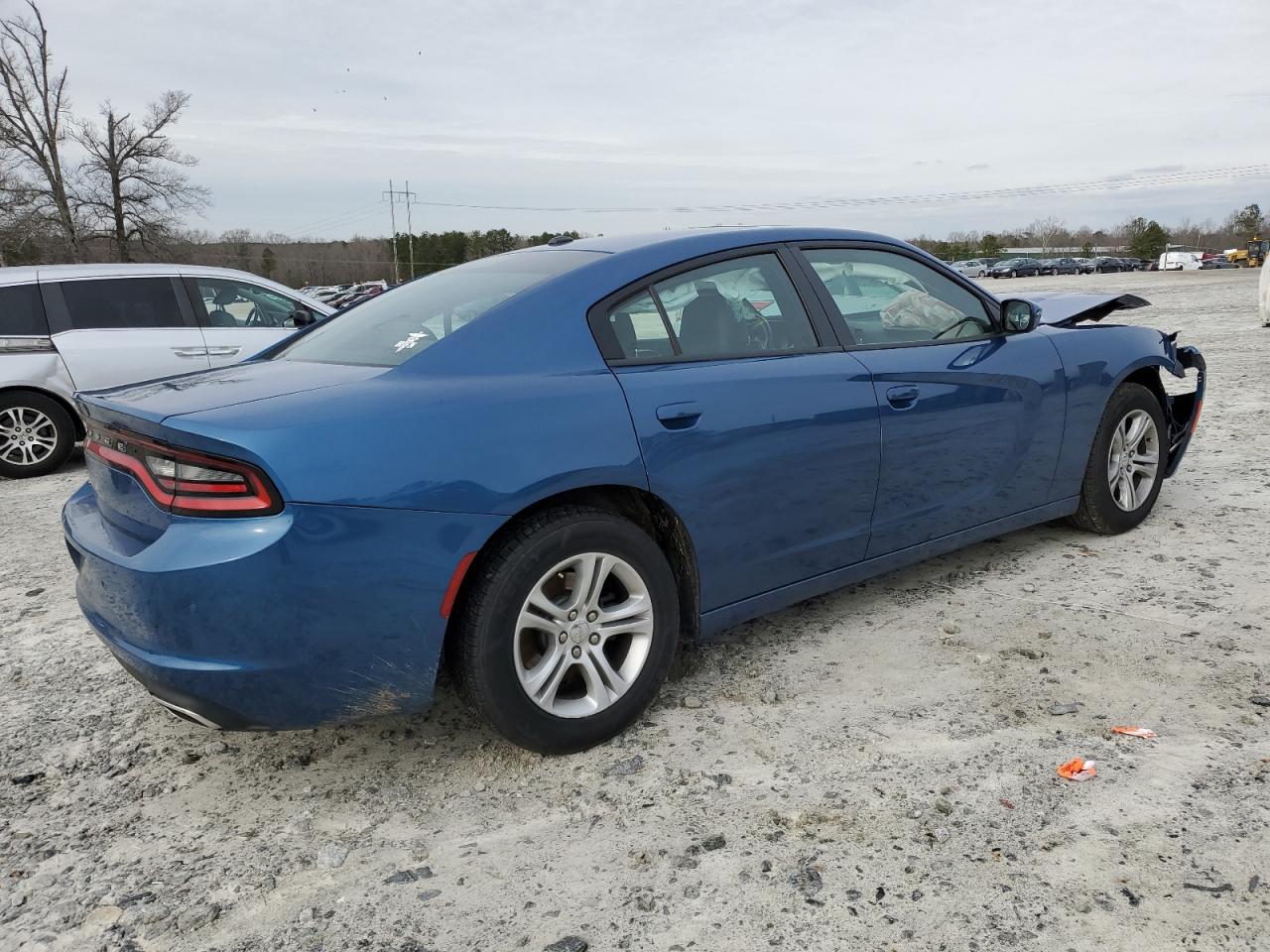 2021 Dodge Charger VIN 2C3CDXBGXMH587740 Copart auction photo, front end damage thumbnail 3