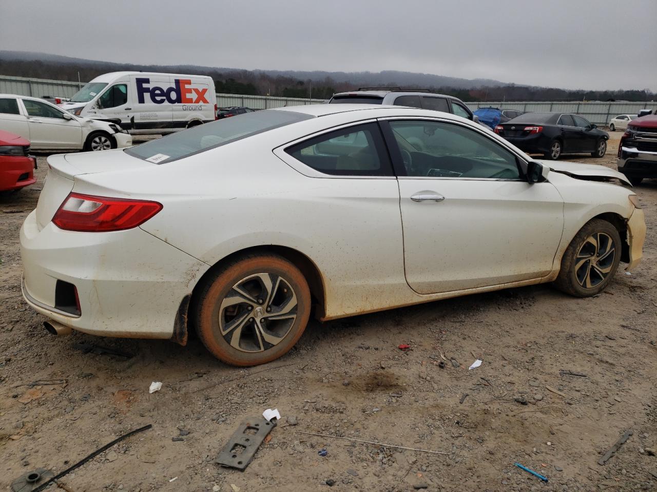 2013 Honda Accord VIN 1HGCT1B32DA020673 Copart auction photo, front end / side damage thumbnail 3
