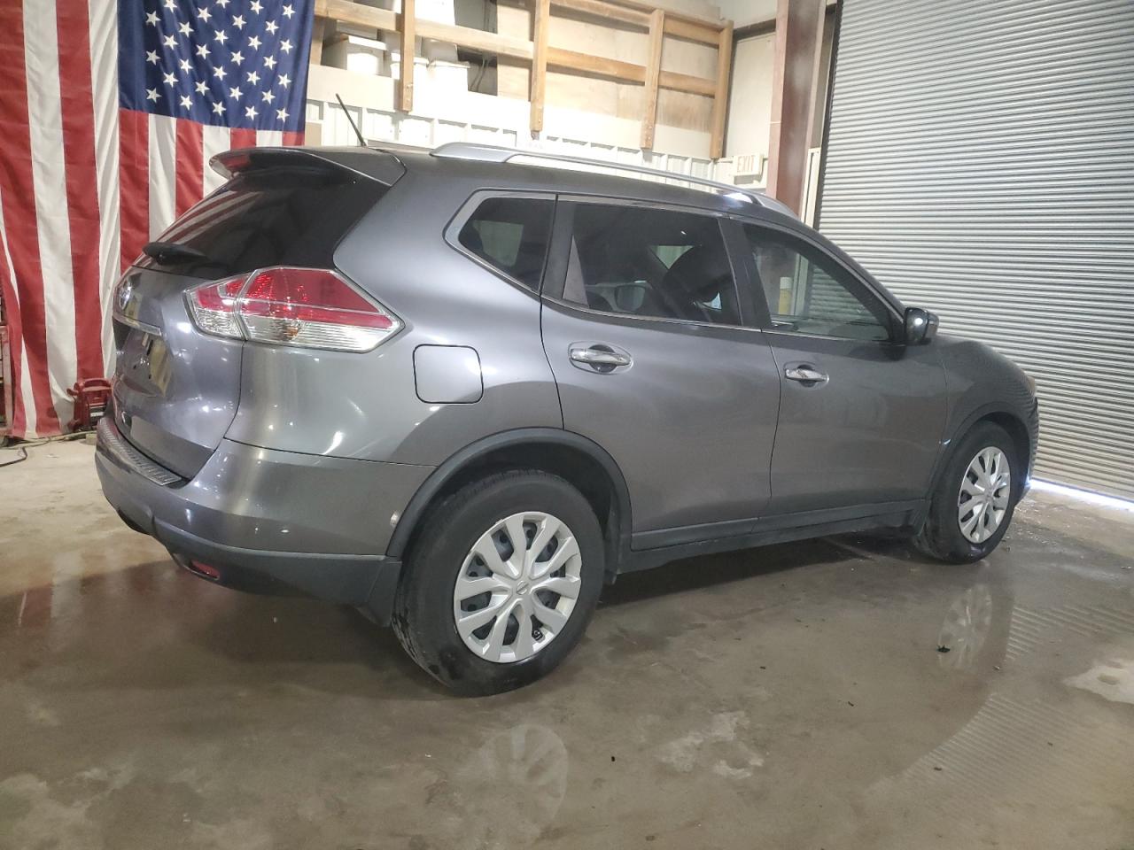 2016 Nissan Rogue VIN KNMAT2MT4GP710211 Copart auction photo, front end / side damage thumbnail 3