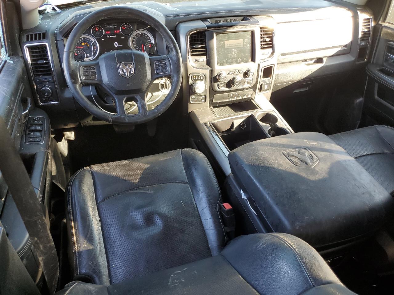 2015 RAM 1500 VIN 1C6RR7MT3FS519834 Copart auction photo, front end / all over damage thumbnail 8