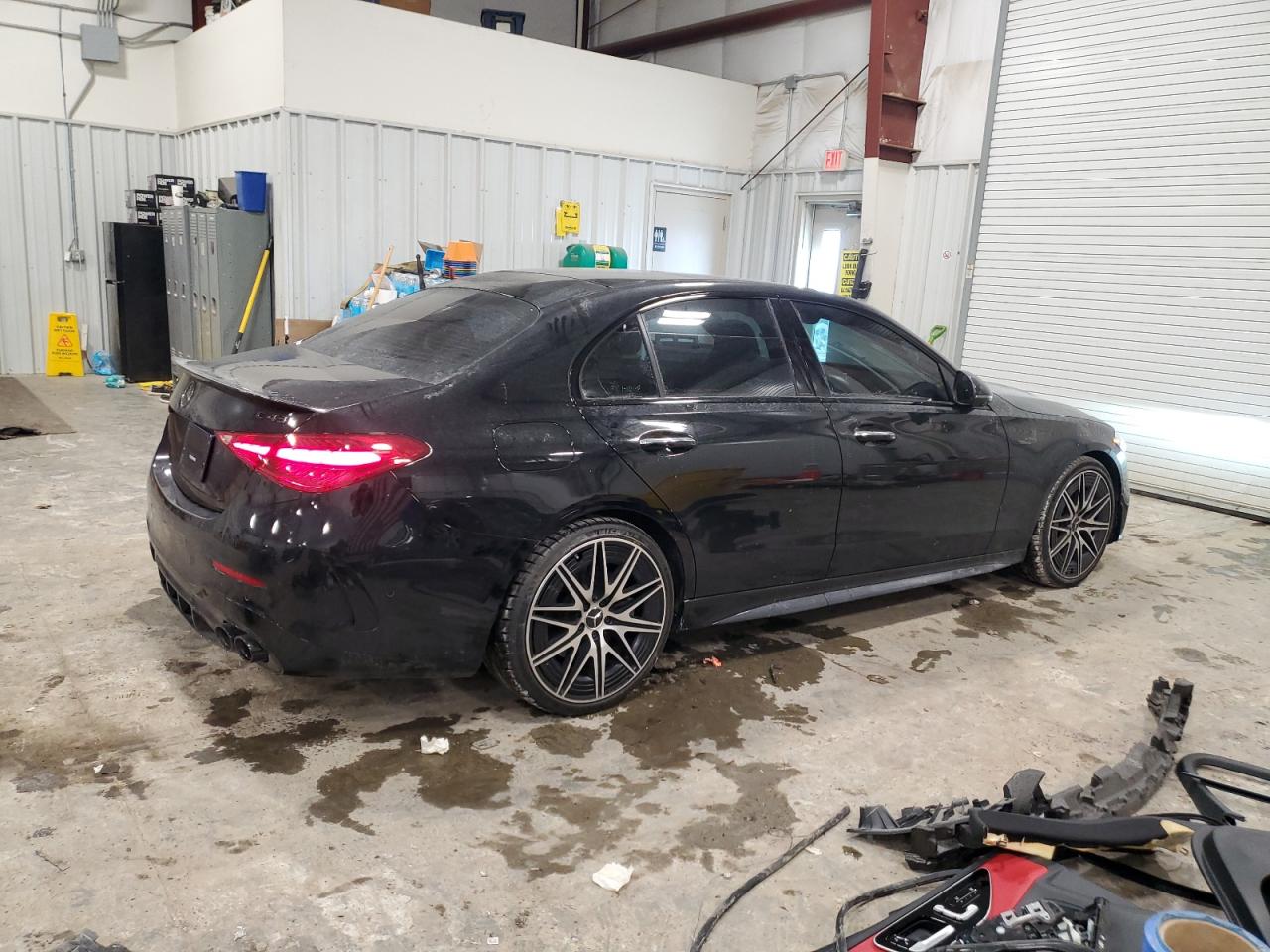2023 Mercedes-Benz C-klasse VIN W1KAF8HB4PR105840 Copart auction photo, side / front end damage thumbnail 3