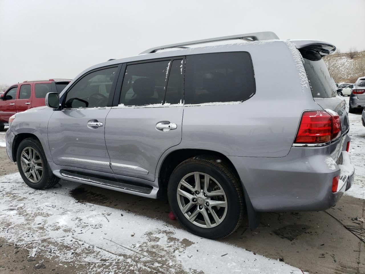 2011 Lexus LX VIN JTJHY7AX3B4069631 Copart auction photo, front end / side damage thumbnail 2