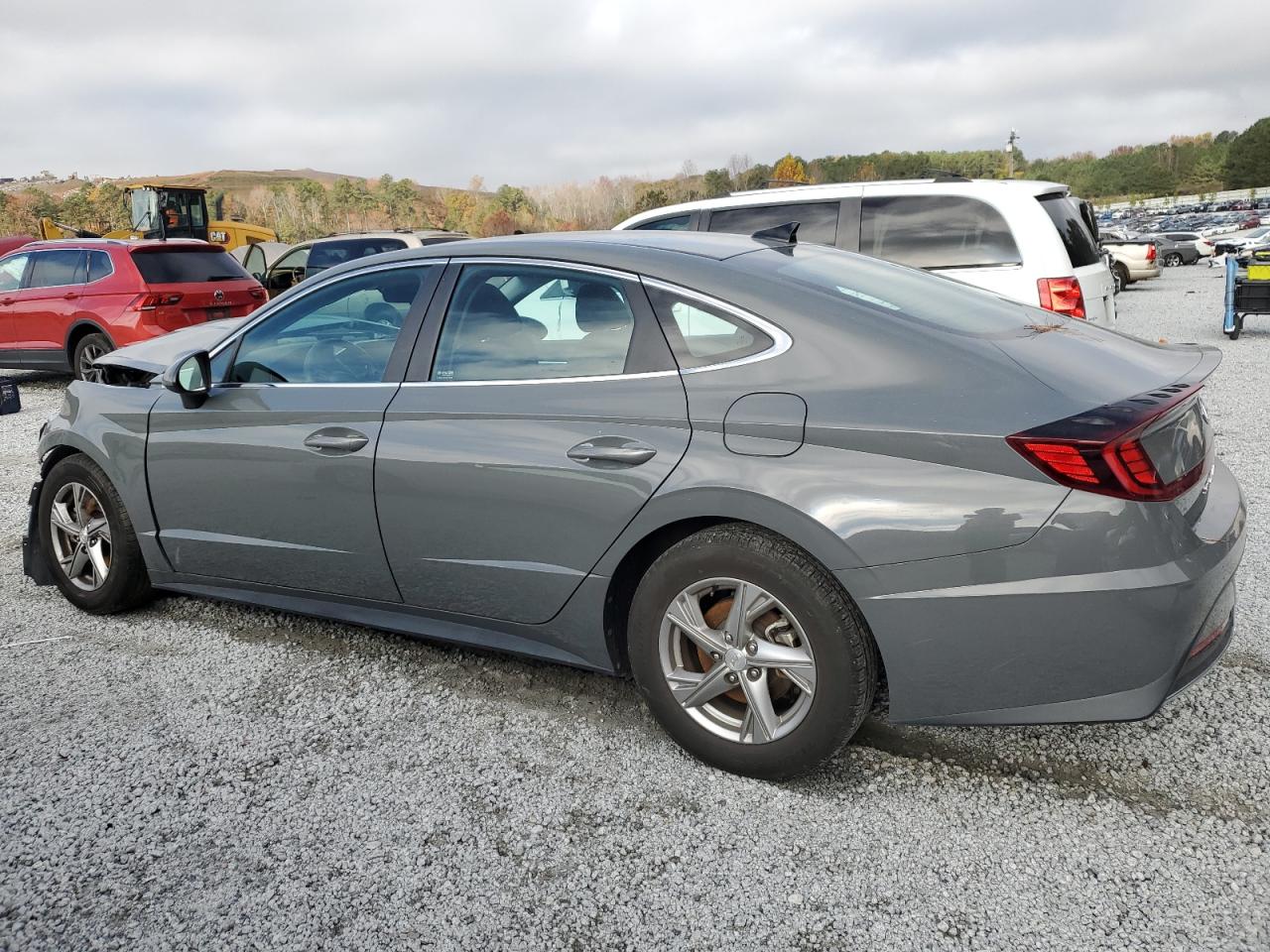 2021 Hyundai Sonata VIN 5NPEG4JA9MH065583 Copart auction photo, front end / mechanical damage thumbnail 2