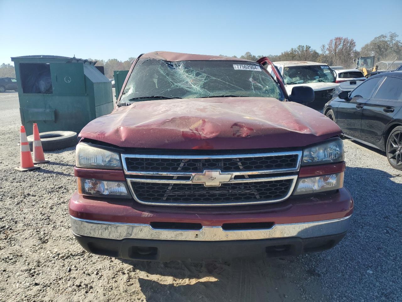 2006 Chevrolet Silverado VIN 1GCEC19Z66Z205122 Copart auction photo, all over damage thumbnail 5