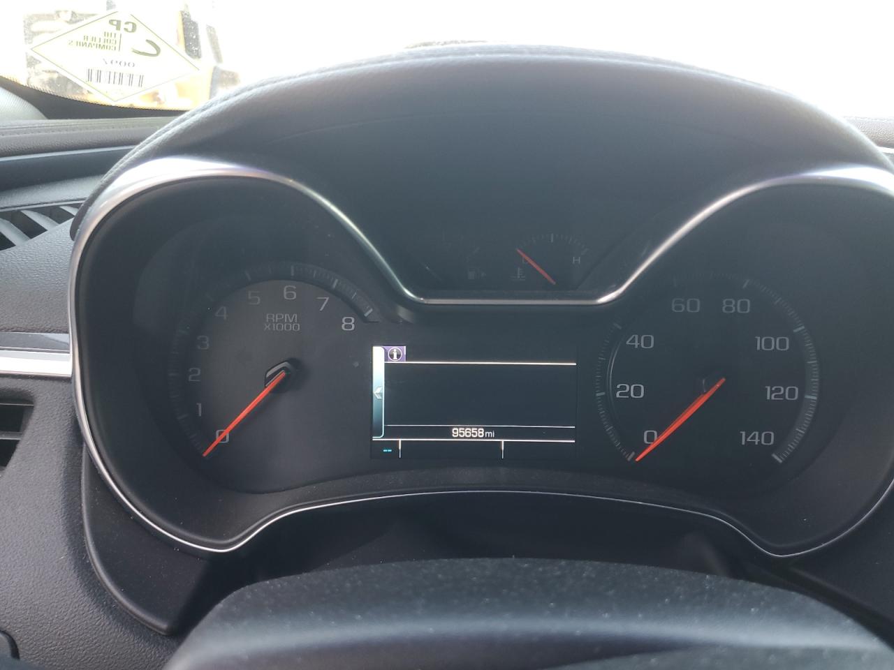 2015 Chevrolet Impala VIN 2G1125S39F9137061 Copart auction photo, front end / rear end damage thumbnail 9