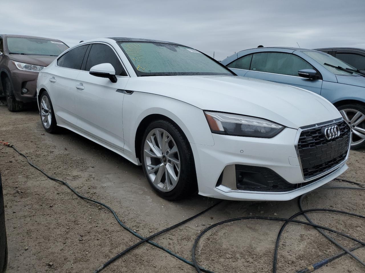 2024 Audi A5 VIN WAUABCF55RA018484 Copart auction photo, water/flood damage thumbnail 4
