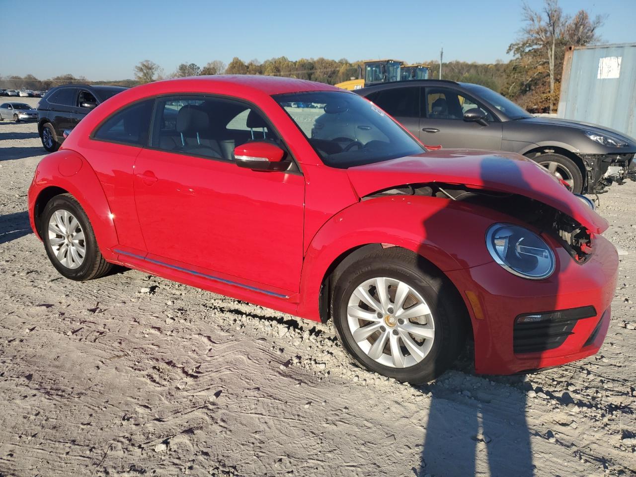2019 Volkswagen Beetle VIN 3VWFD7AT0KM713963 Copart auction photo, front end damage thumbnail 4