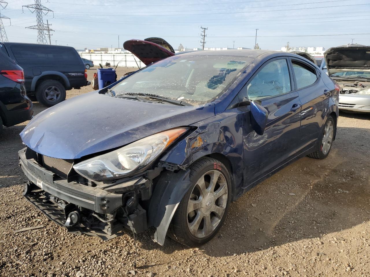 2013 Hyundai Elantra VIN KMHDH4AE1DU659341