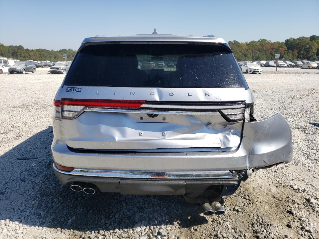 2020 Lincoln Aviator VIN 5LM5J7XC8LGL22305 Copart auction photo, rear end damage thumbnail 6