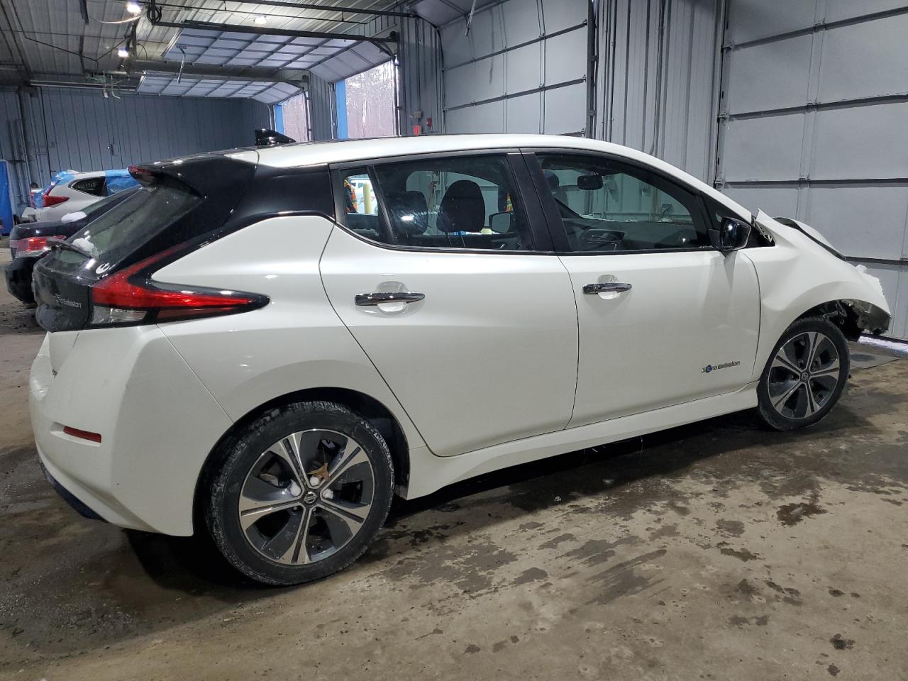 2019 Nissan Leaf VIN 1N4BZ1CP2KC312907 Copart auction photo, front end damage thumbnail 3