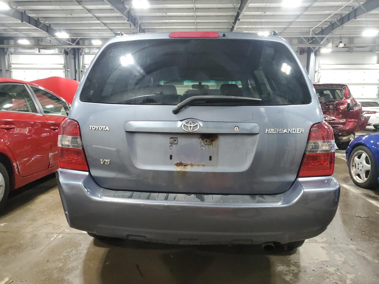 2006 Toyota Highlander VIN JTEGP21A260101428 Copart auction photo, front end / rear end damage thumbnail 6