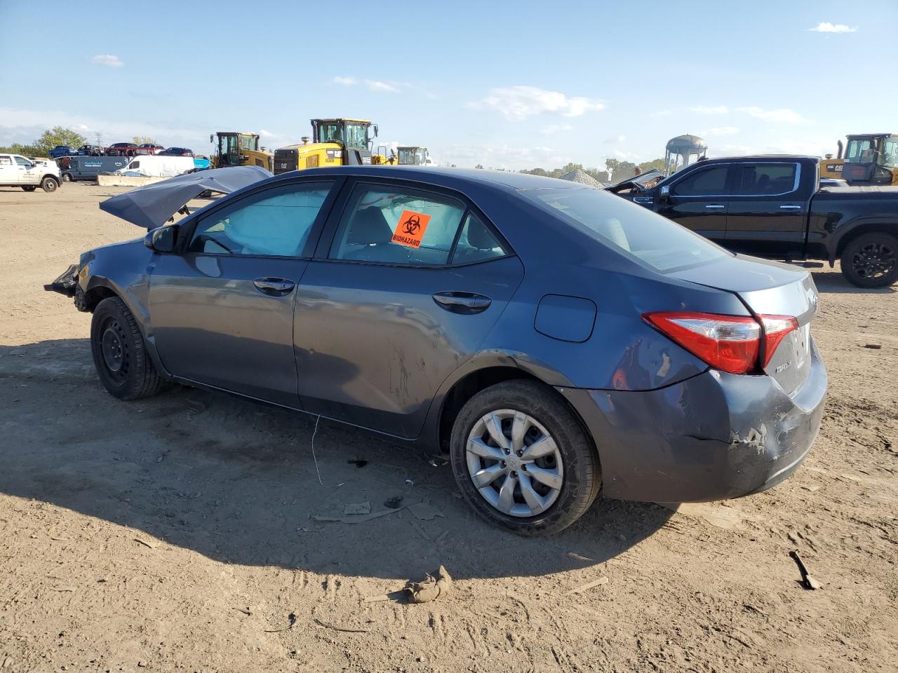 2014 Toyota Corolla VIN 2T1BURHE2EC173761 Copart auction photo, front end damage thumbnail 2