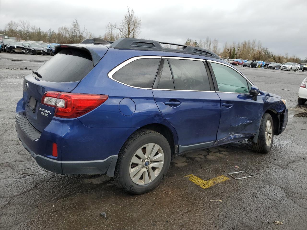 2017 Subaru Outback VIN 4S4BSAFC9H3296121 Copart auction photo, side damage thumbnail 3