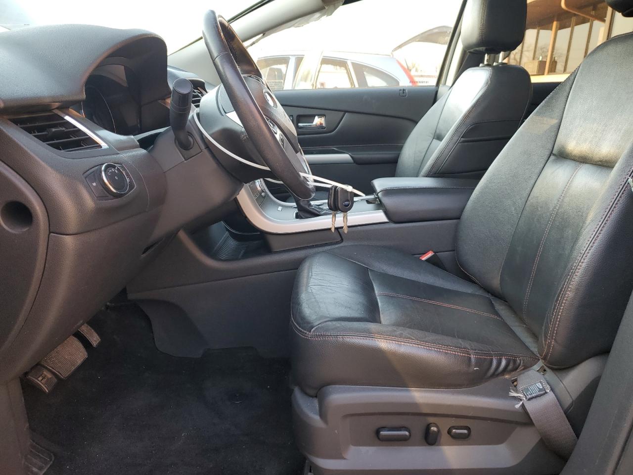 2014 Ford Edge VIN 2FMDK3JC1EBB04939 Copart auction photo, front end / side damage thumbnail 7