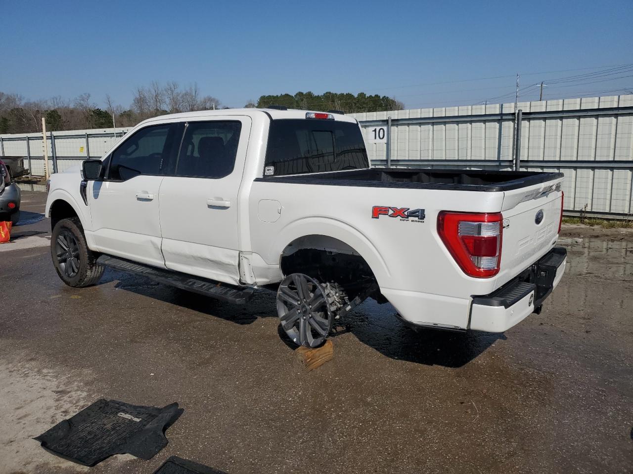 2023 Ford F-150 VIN 1FTFW1E83PFD14858 Copart auction photo, side / front end damage thumbnail 2