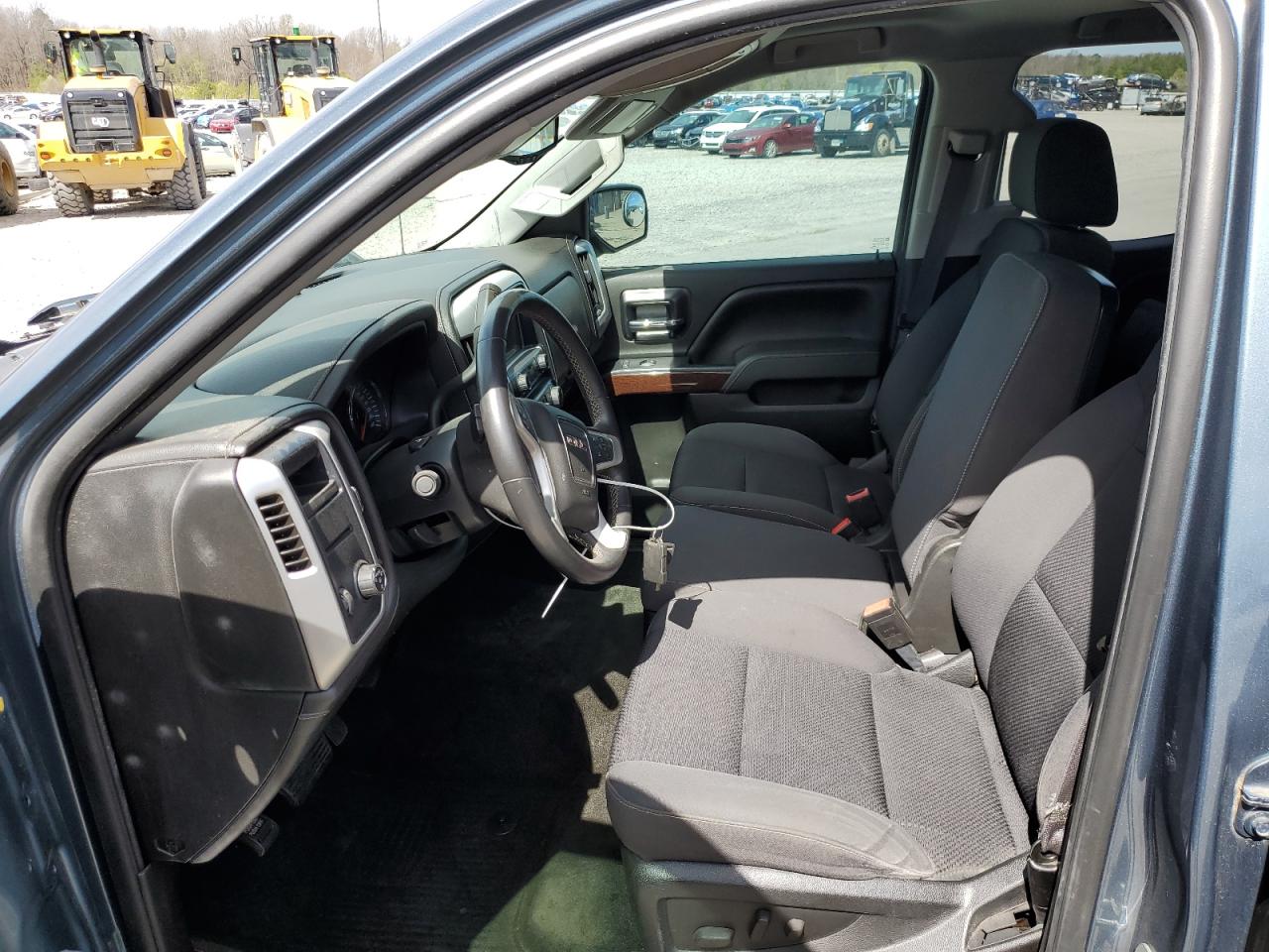 2014 GMC Sierra VIN 1GTR1UEH7EZ148109 Copart auction photo, front end / side damage thumbnail 7