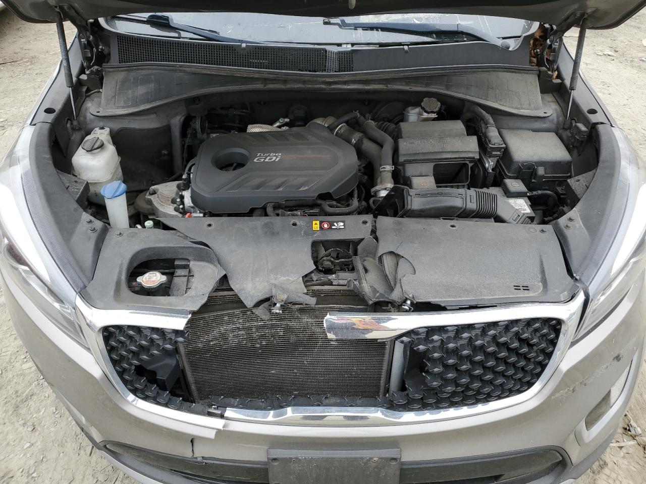 2018 KIA Sorento VIN 5XYPHDA17JG359122 Copart auction photo, front end damage thumbnail 14