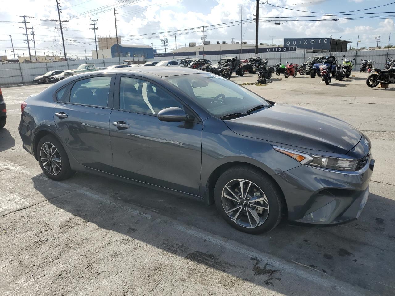 2023 KIA Forte VIN 3KPF24AD1PE544683 Copart auction photo, front end / side damage thumbnail 4