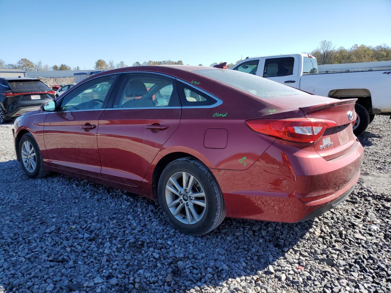 2016 Hyundai Sonata VIN 5NPE24AF8GH369129 Copart auction photo, front end damage thumbnail 2