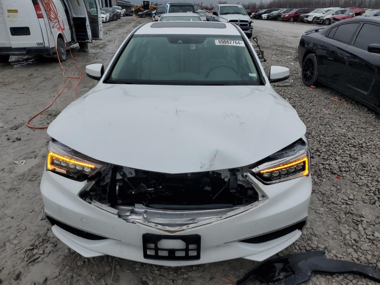 2020 Acura TLX VIN 19UUB1F32LA013139 Copart auction photo, front end damage thumbnail 5