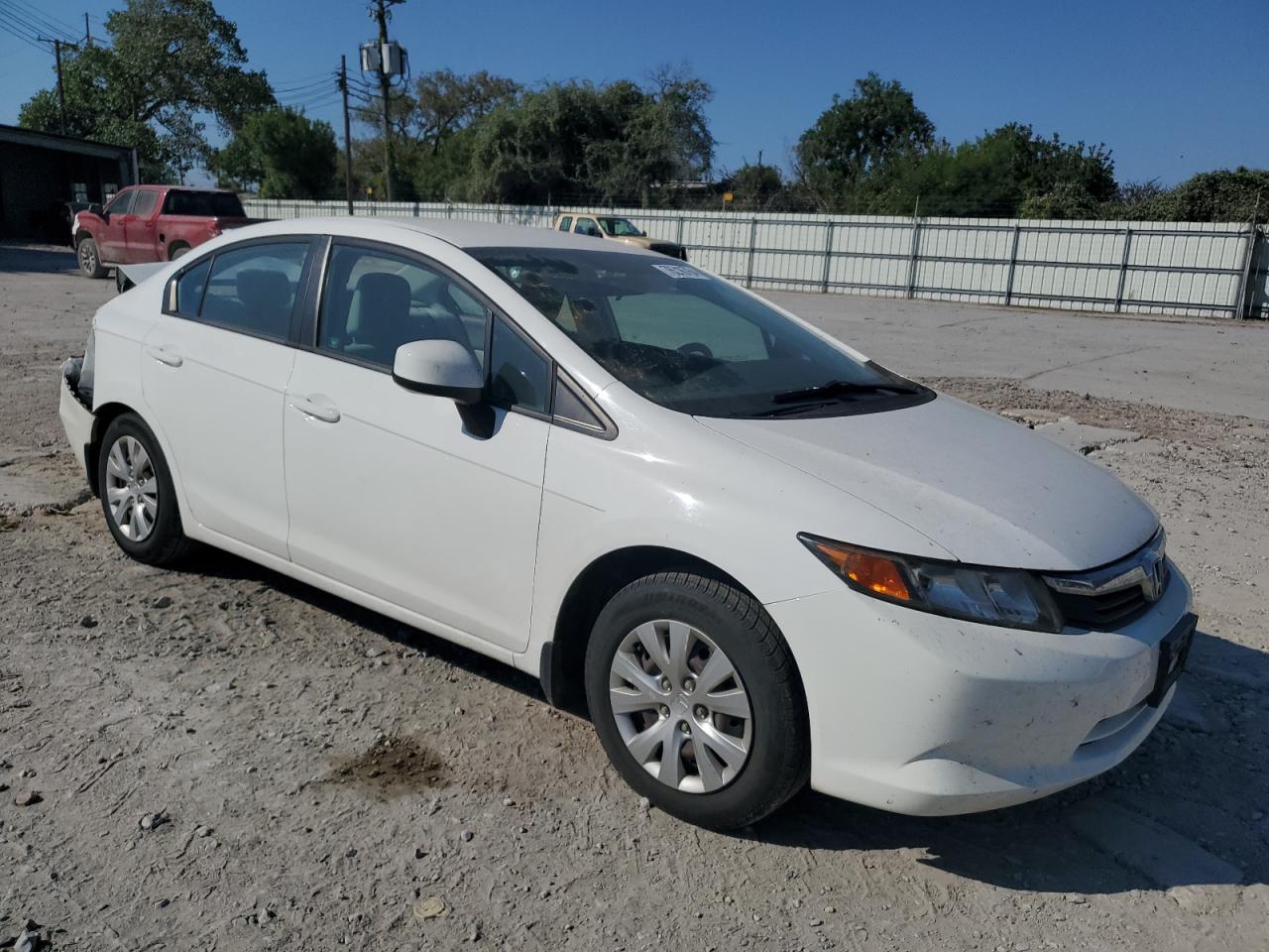 2012 Honda Civic VIN 19XFB2F50CE037984 Copart auction photo, rear end damage thumbnail 4
