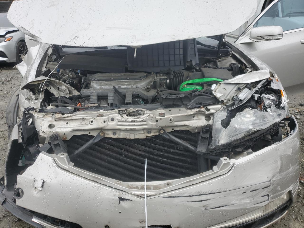 2011 Acura TL VIN 19UUA8F20BA007650 Copart auction photo, front end / mechanical damage thumbnail 12