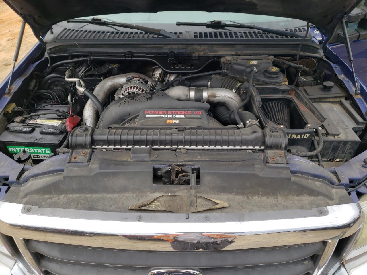 2003 Ford F250 VIN 1FTNX21P03EC47776 Copart auction photo, all over damage thumbnail 11