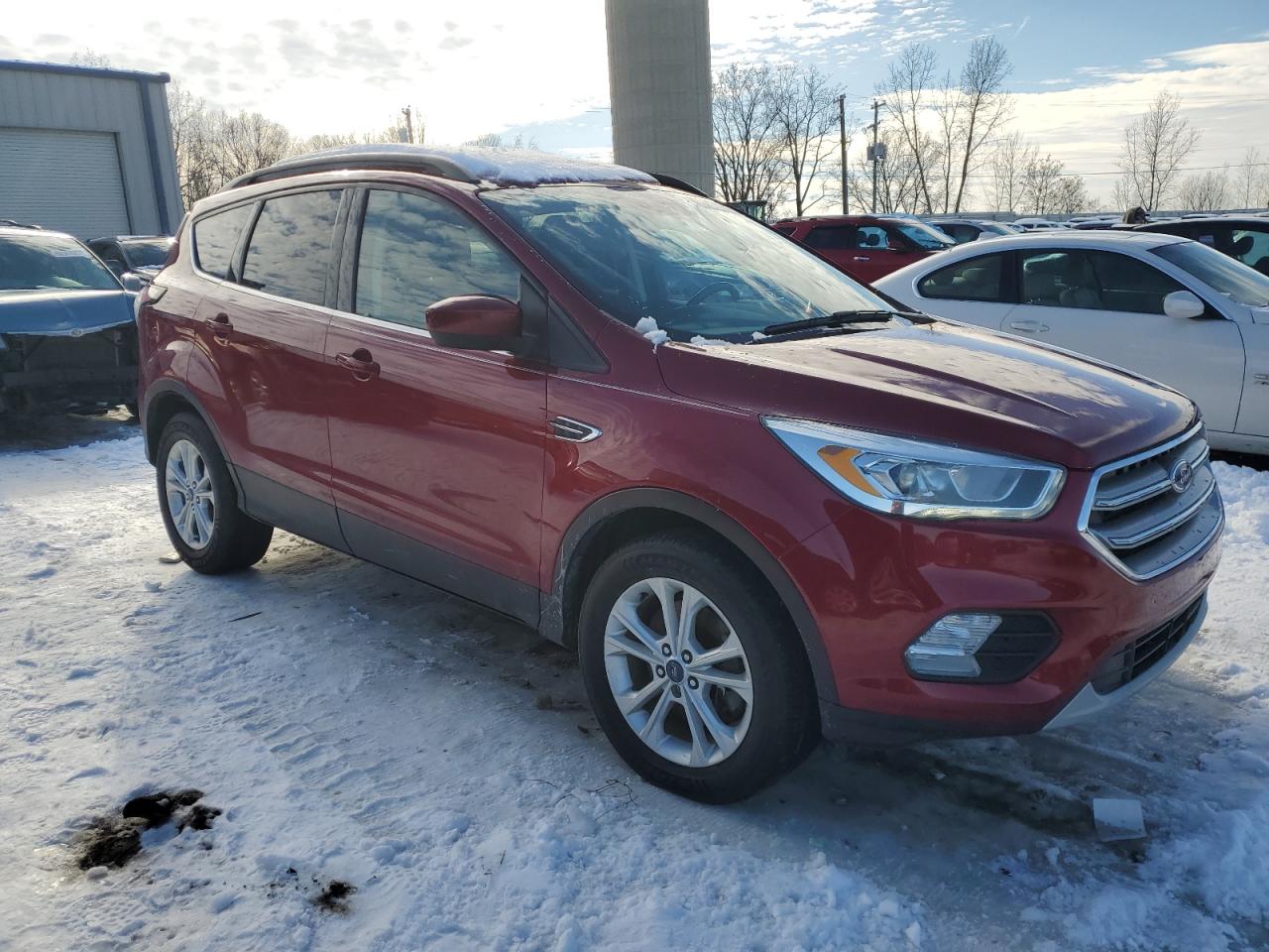 2017 Ford Escape VIN 1FMCU9GD0HUD22670 Copart auction photo, side / rear end damage thumbnail 4