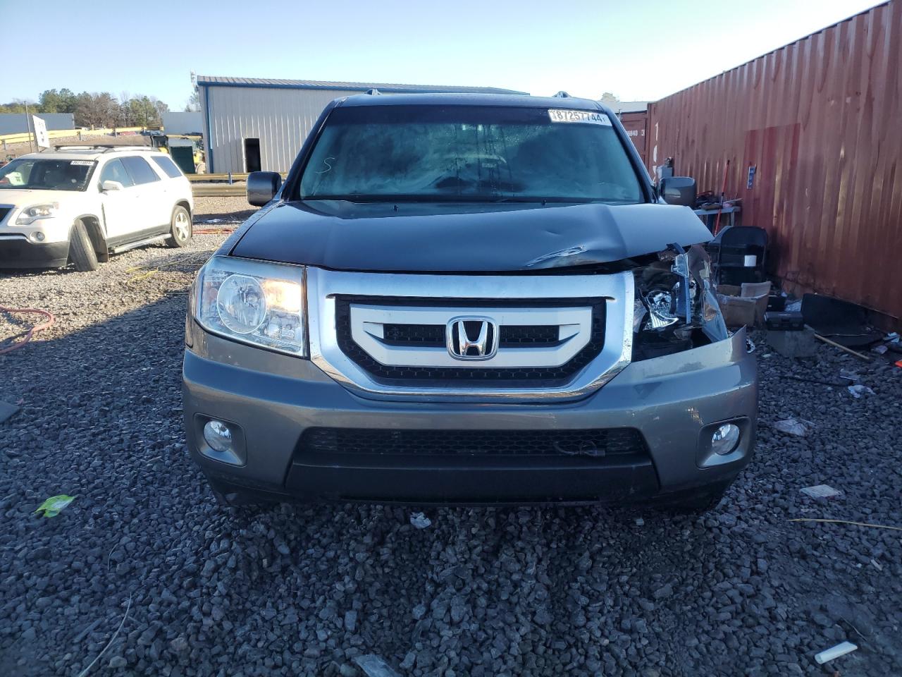 2011 Honda Pilot VIN 5FNYF4H59BB093209 Copart auction photo, front end damage thumbnail 5