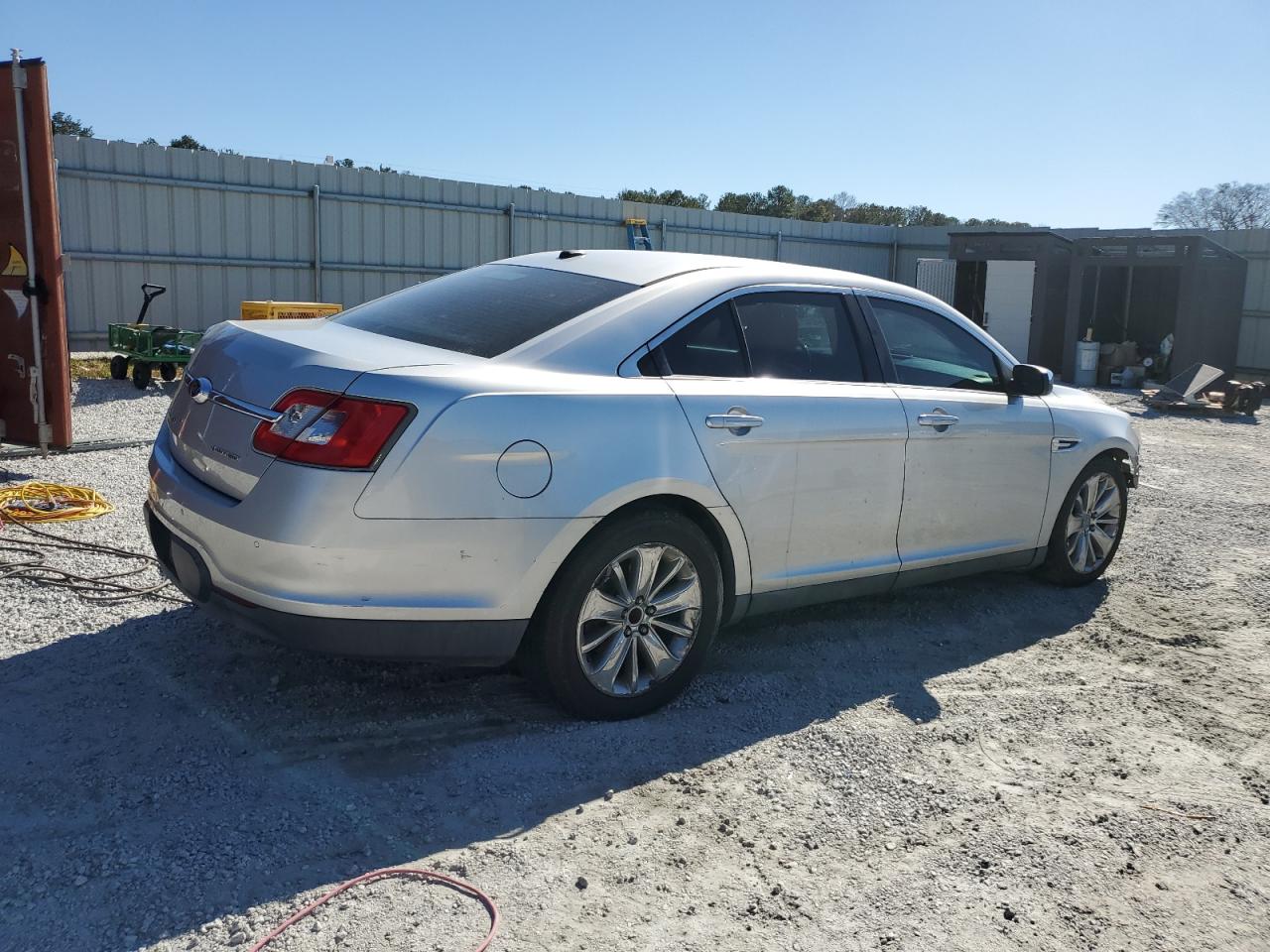 2010 Ford Taurus VIN 1FAHP2FW7AG156847 Copart auction photo, front end / side damage thumbnail 3