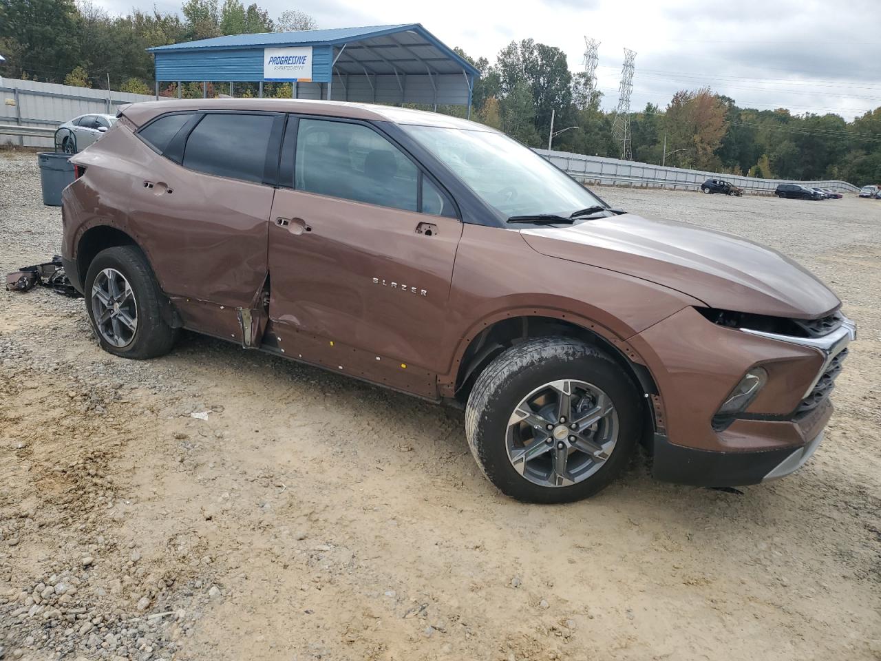 2023 Chevrolet Blazer VIN 3GNKBCR41PS102198 Copart auction photo, all over damage thumbnail 4