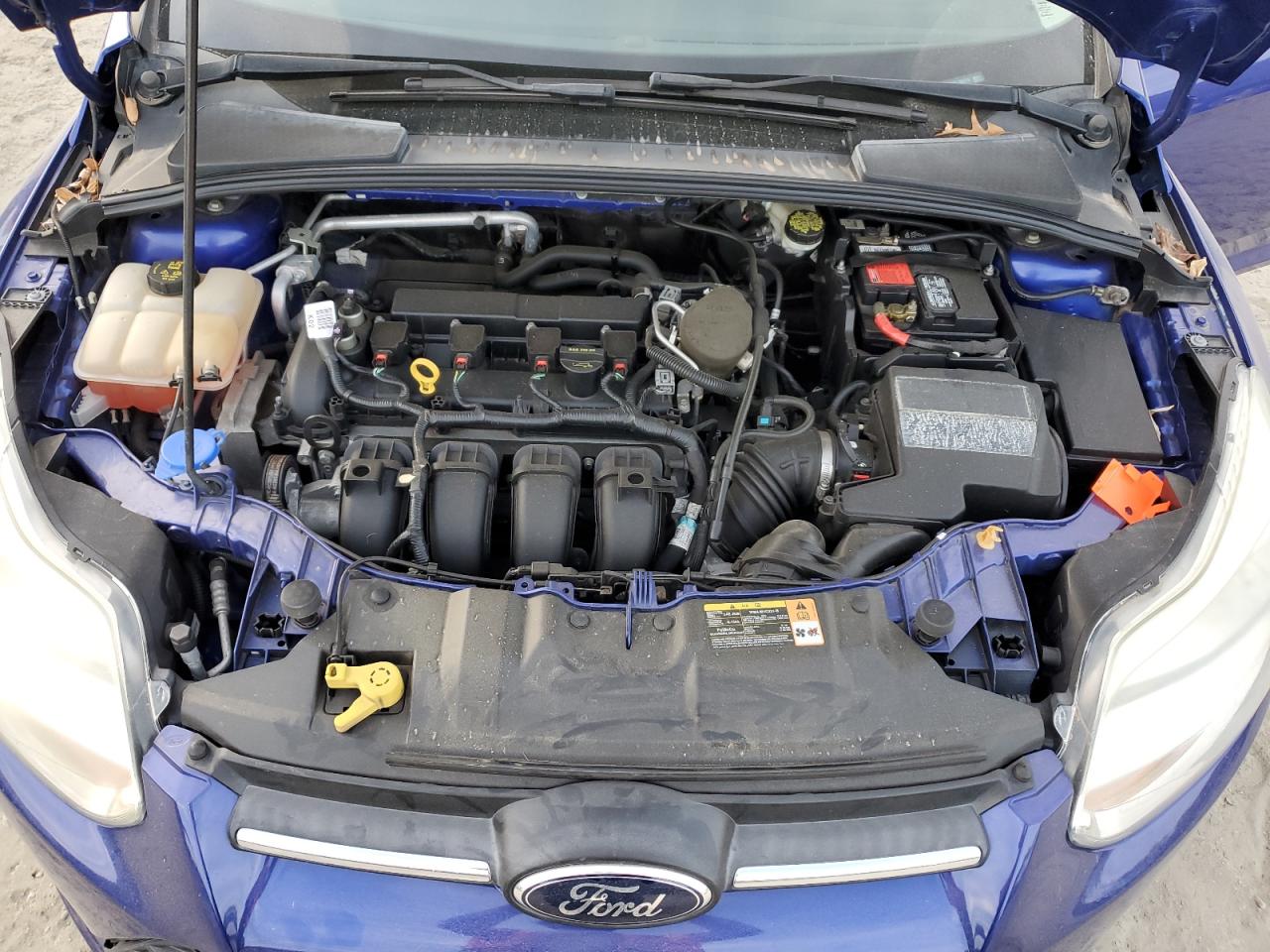 2014 Ford Focus VIN 1FADP3K21EL166374 Copart auction photo, rear end / front end damage thumbnail 11