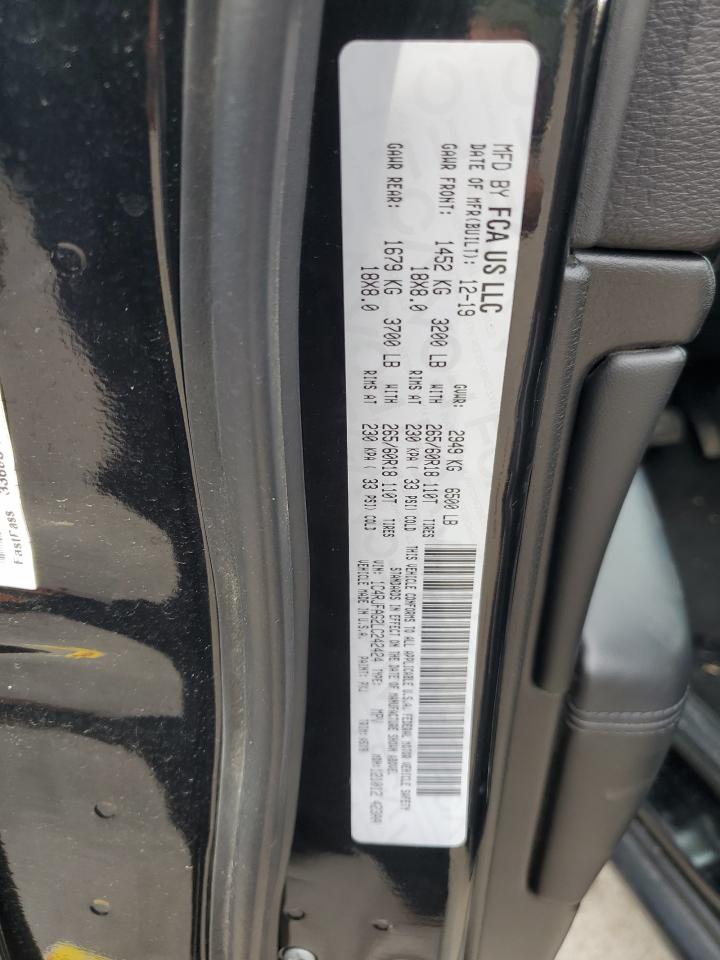 2020 Jeep Grand Cherokee VIN 1C4RJFAG2LC242424 Copart auction photo, side damage thumbnail 15