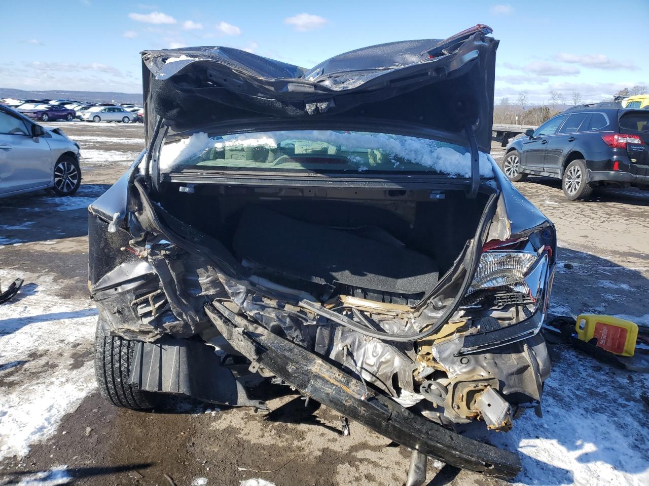 2015 Honda Civic VIN 2HGFB2F88FH563719 Copart auction photo, rear end / front end damage thumbnail 6