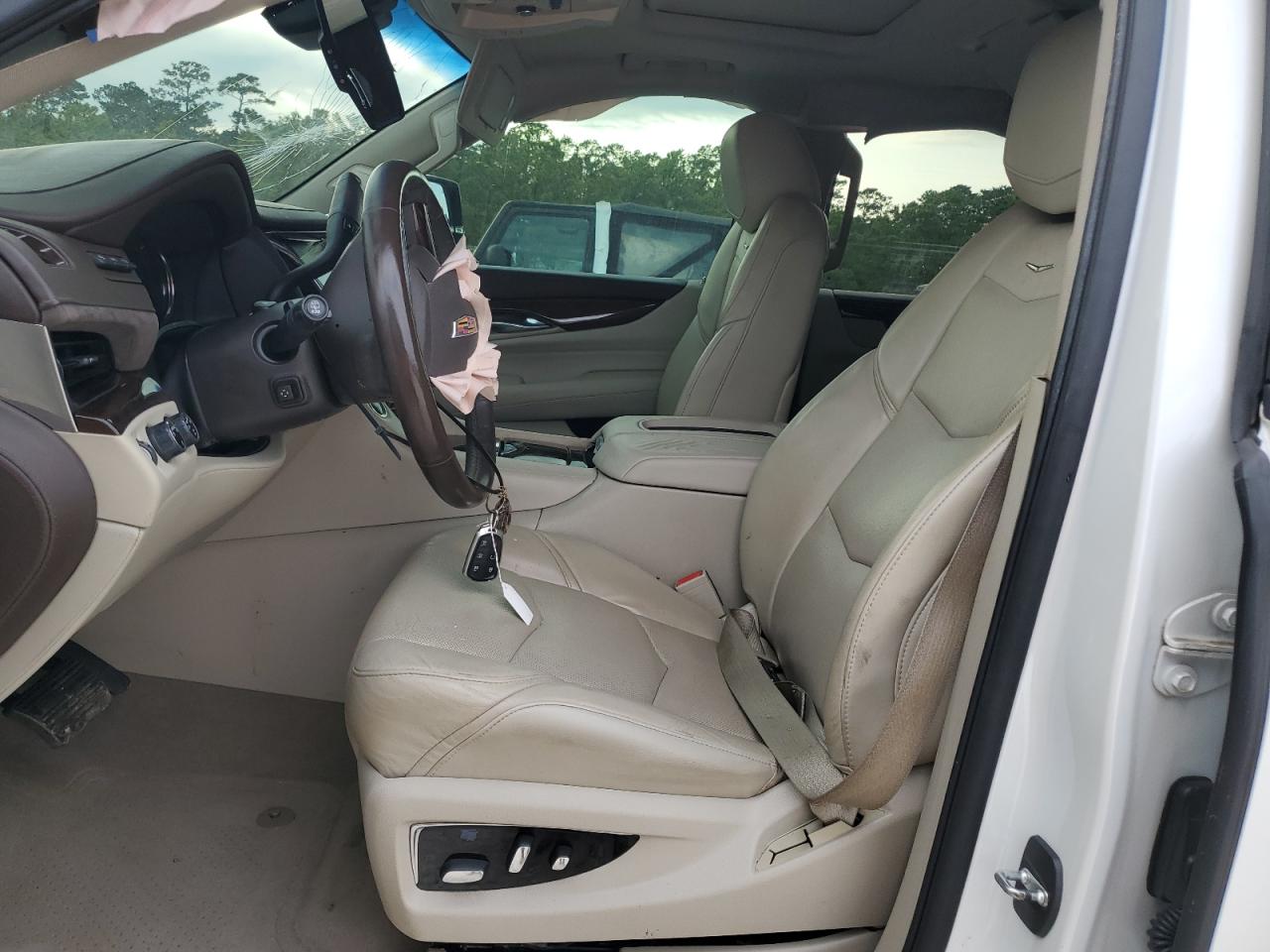 2016 Cadillac Escalade VIN 1GYS4BKJ9GR329391 Copart auction photo, front end damage thumbnail 7