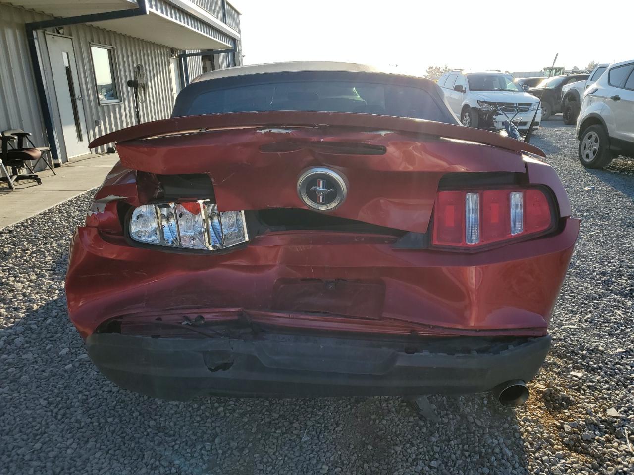2010 Ford Mustang VIN 1ZVBP8EN2A5123016 Copart auction photo, rear end damage thumbnail 6