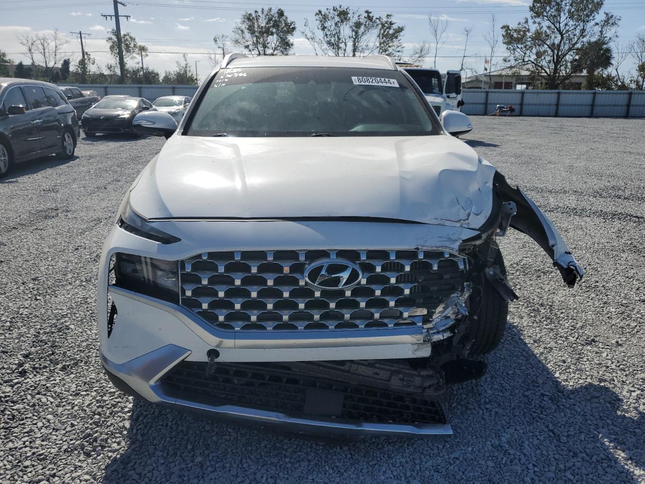 2021 Hyundai Santa Fe VIN KM8S2DA17MU010651 Copart auction photo, front end damage thumbnail 5