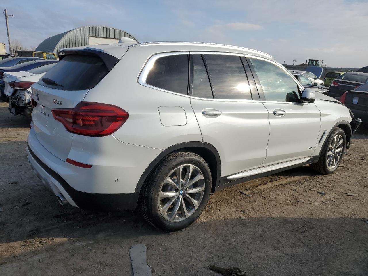 2018 BMW X3 VIN 5UXTR9C51JLC76168 Copart auction photo, front end damage thumbnail 3