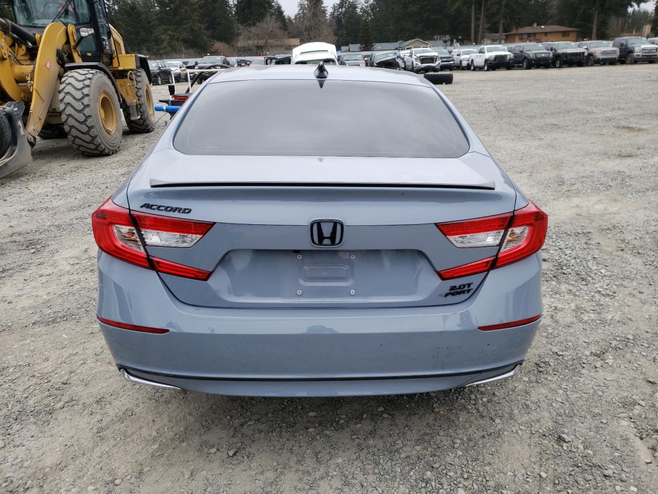 2022 Honda Accord VIN 1HGCV3F27NA037509 Copart auction photo, vandalism / side damage thumbnail 6