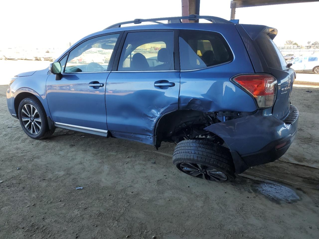 2017 Subaru Forester VIN JF2SJGTC7HH567177 Copart auction photo, side damage thumbnail 2