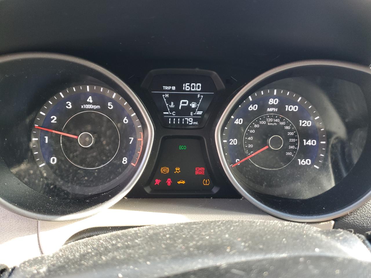 2015 Hyundai Elantra VIN 5NPDH4AE6FH547717 Copart auction photo, front end / rear end damage thumbnail 9