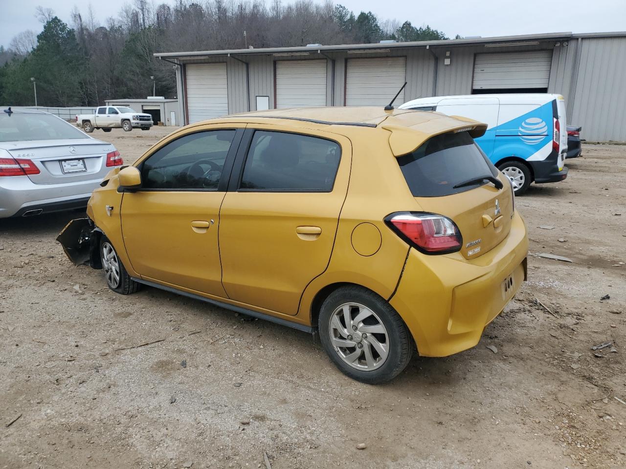 2021 Mitsubishi Mirage VIN ML32AUHJ9MH007341 Copart auction photo, front end damage thumbnail 2