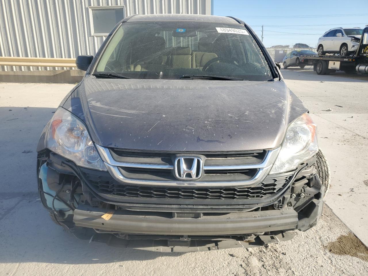 2011 Honda CR-V VIN 5J6RE3H42BL042585 Copart auction photo, front end / side damage thumbnail 5