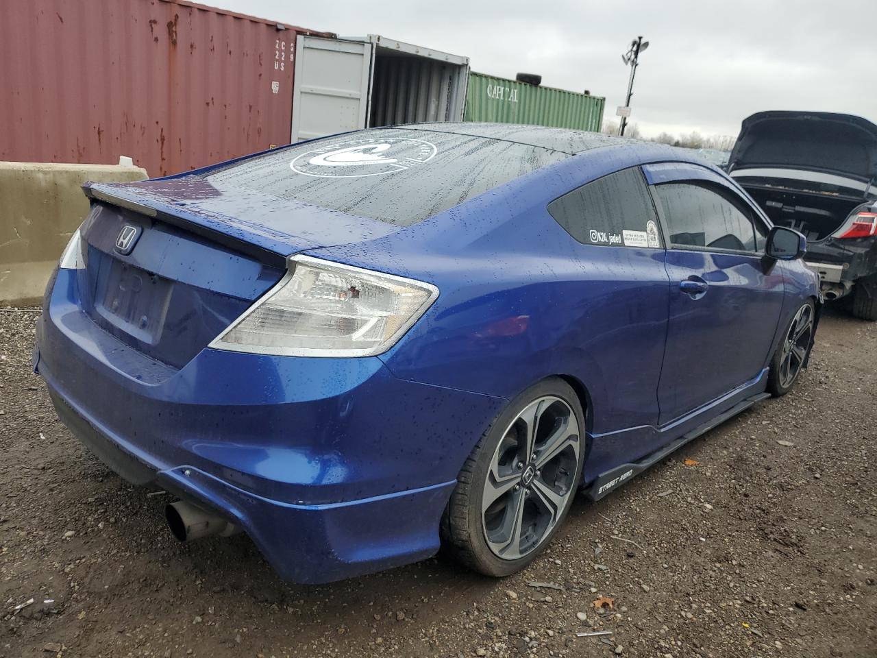 2013 Honda Civic VIN 2HGFG4A59DH704658 Copart auction photo, front end damage thumbnail 3