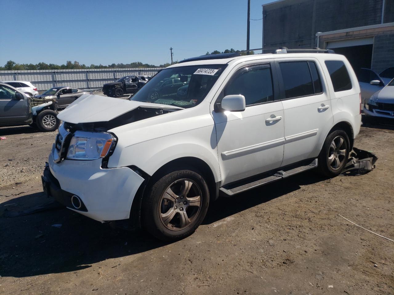 2014 Honda Pilot VIN 5FNYF3H50EB009891